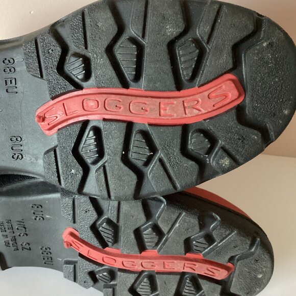 Sloggers Women's Red Waterproof Rain Winter Ankle Boots Size US 8 - Picture 10 of 12